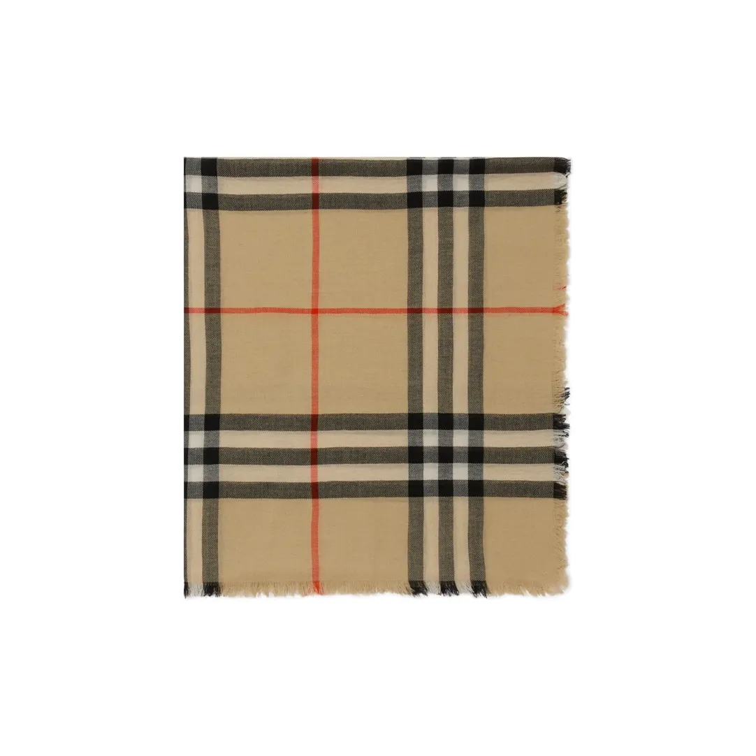 Burberry Vintage Check Wool Scarf