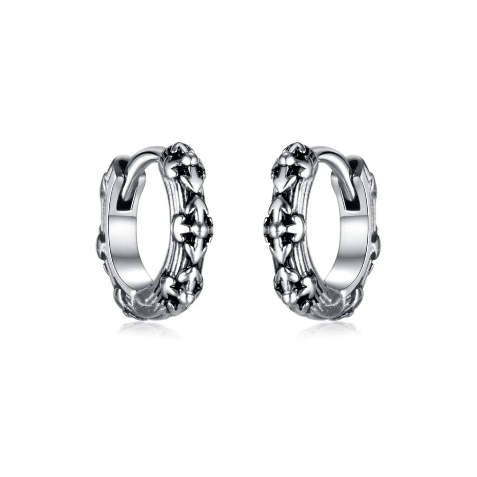 CHRROTA Серьги из титанового стального сплава Унисекс