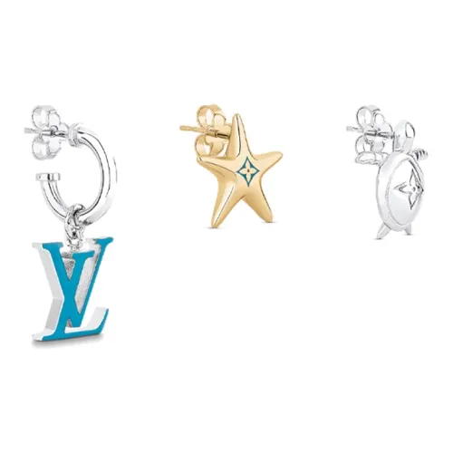 LOUIS VUITTON Металлические серьги унисекс