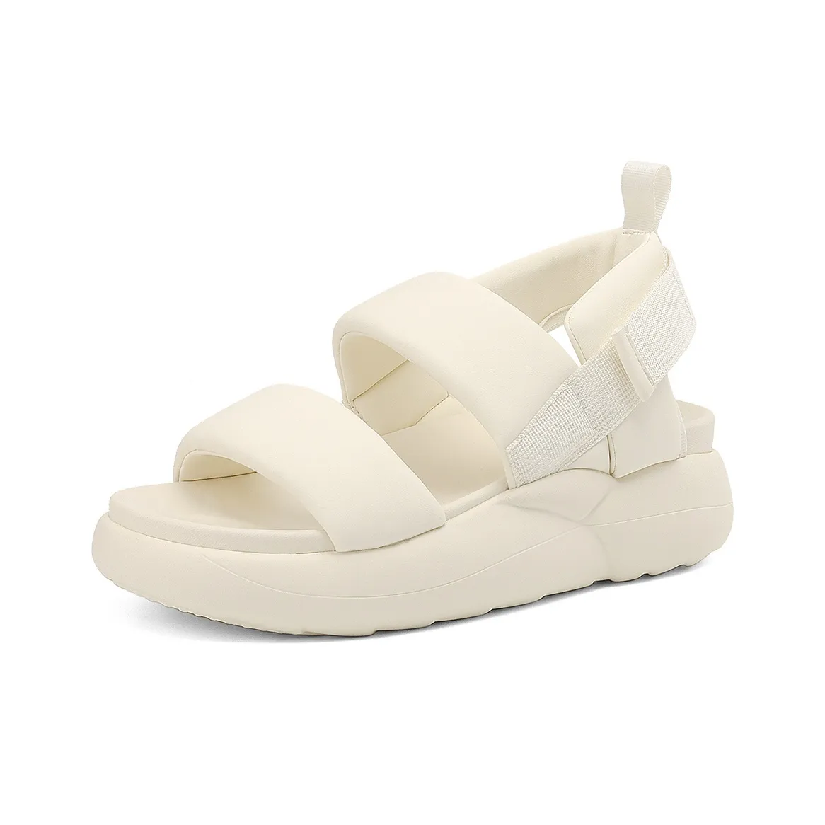 JOSINY Римские сандалии 5,5 см Женские Экрю Светло-розовый