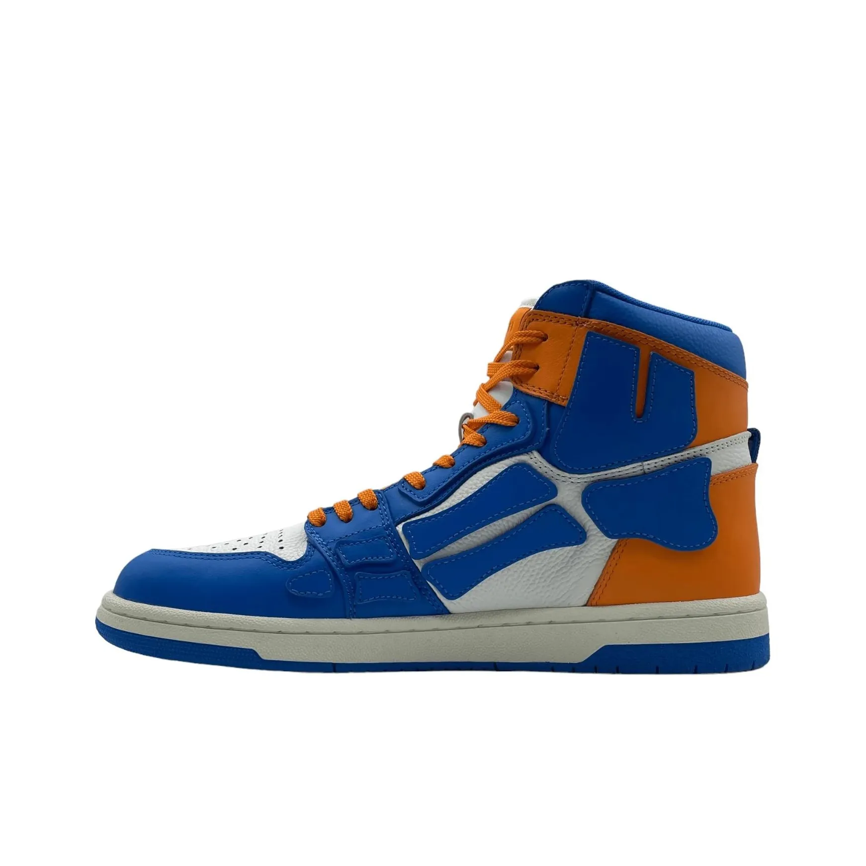 AMIRI Skel Top Hi Skateboard Shoes Men High Top Blue Orange