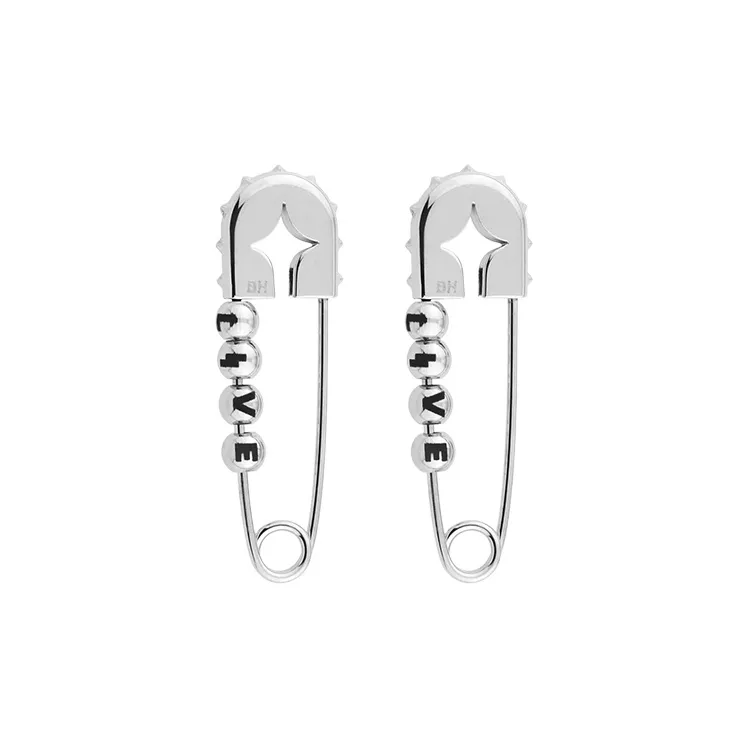 BLACKHEAD Серьги из титановой стали унисекс