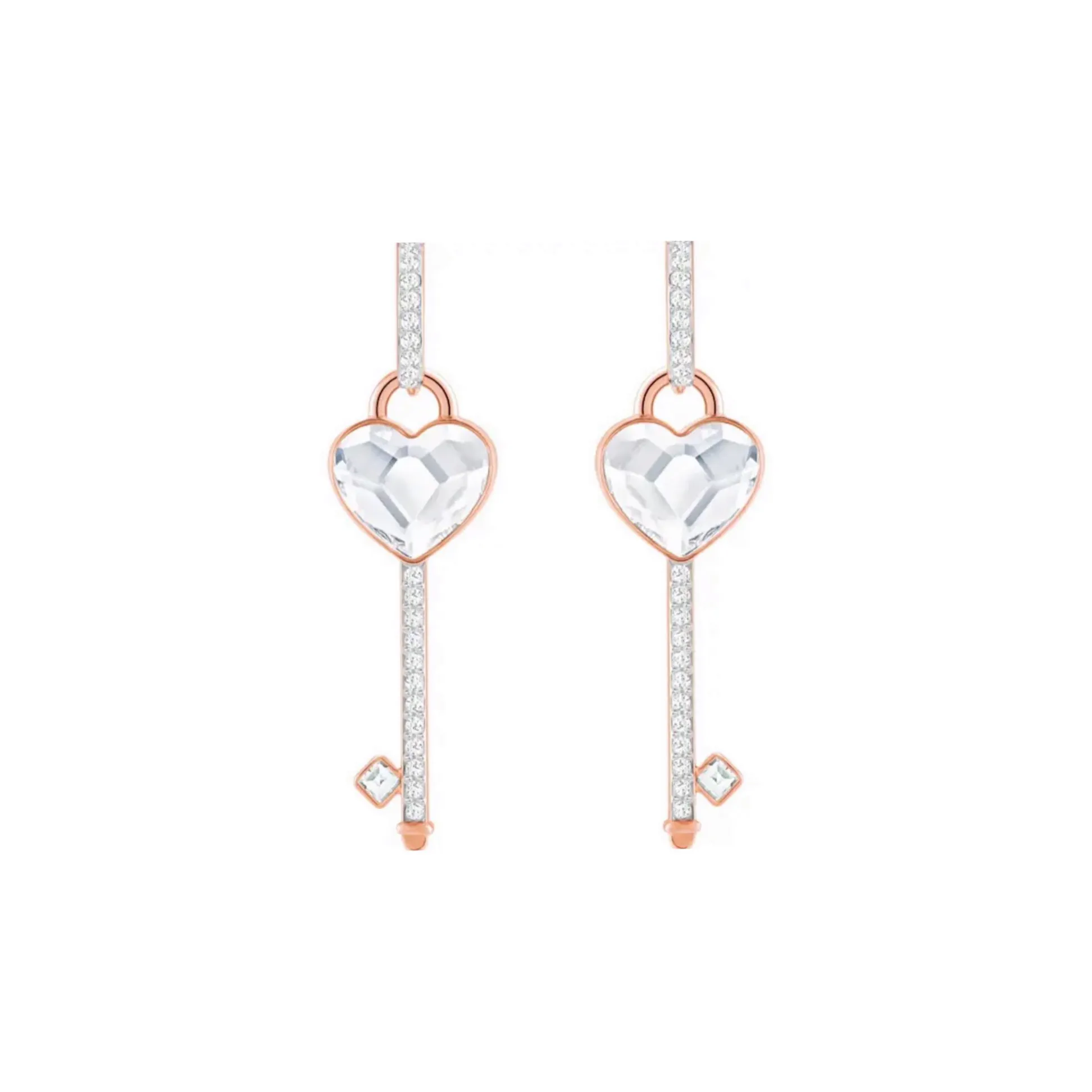 Swarovski MELT YOUR HEART Earrings Women's Silver