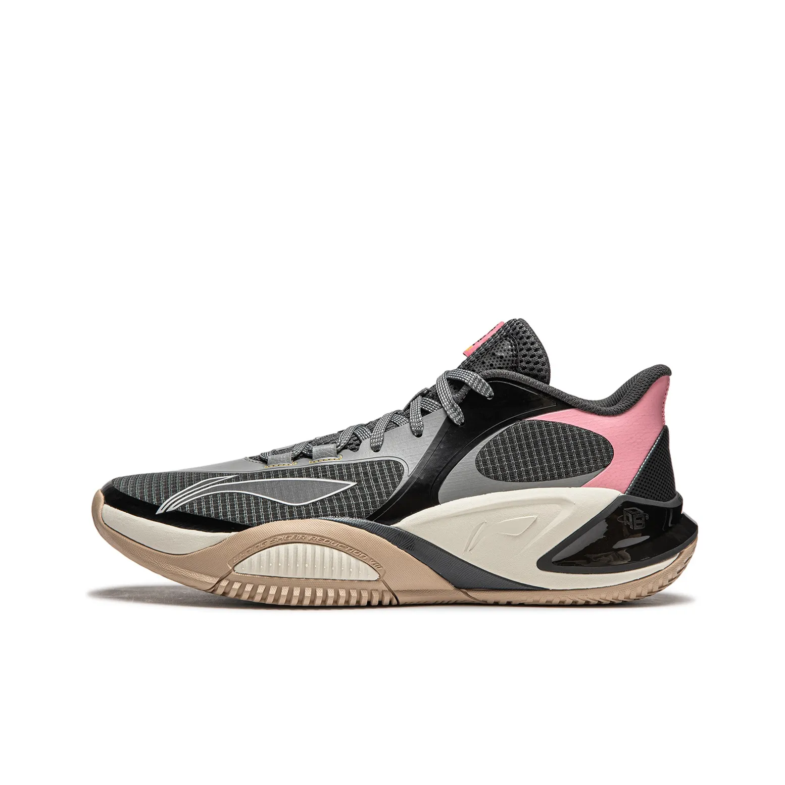LiNing Hurricane 8 Low Anti-Slip Wear-Resistant Low-Top TUFF OS Basketball Shoes Men's Black