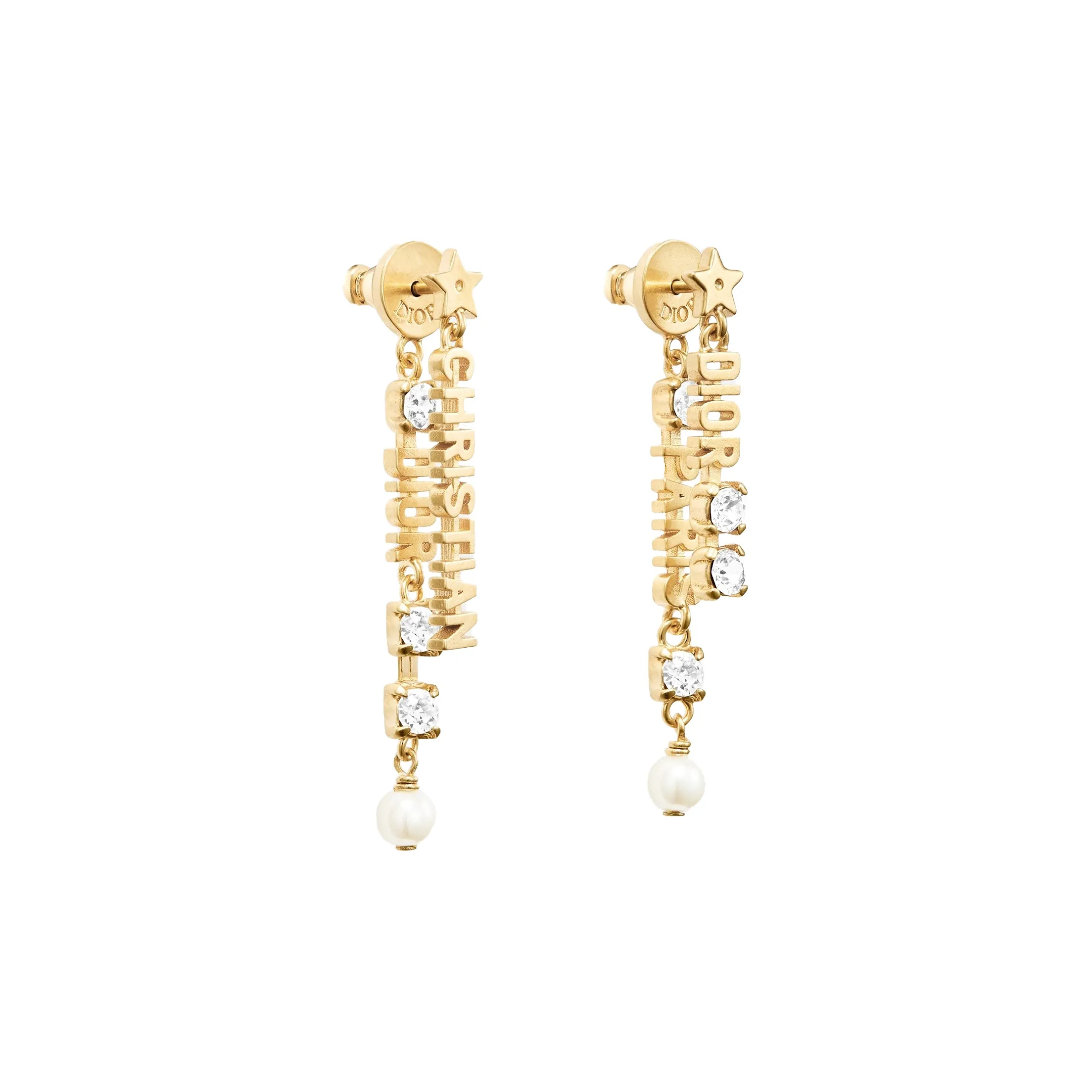 DIOR Earrings Women's Gold