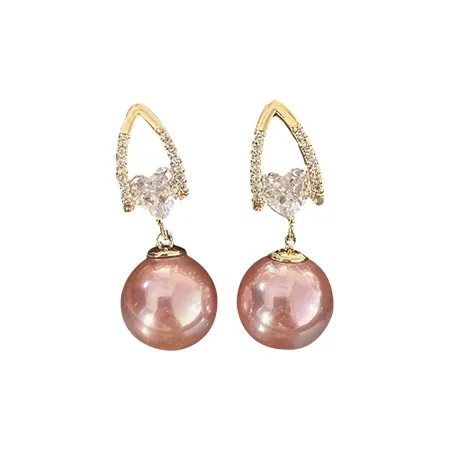 LILY LOTTY Серьги-гвоздики из стерлингового серебра 925 пробы женские золотые