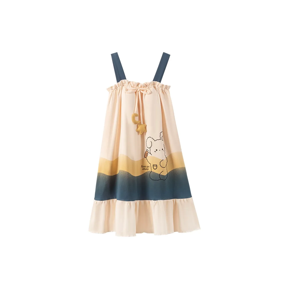 Kerener Nightgown Women's Apricot