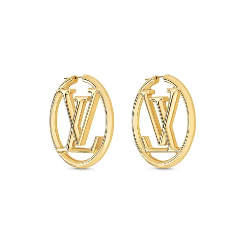 LOUIS VUITTON Металлические серьги женские