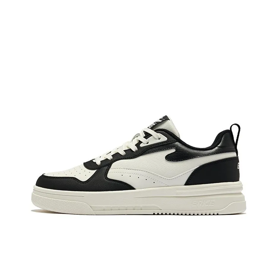Erke Spring 2.0 Slip Resistant Cushioning Low Top Skateboard Shoes Men's Microcrystal White/Jet Black