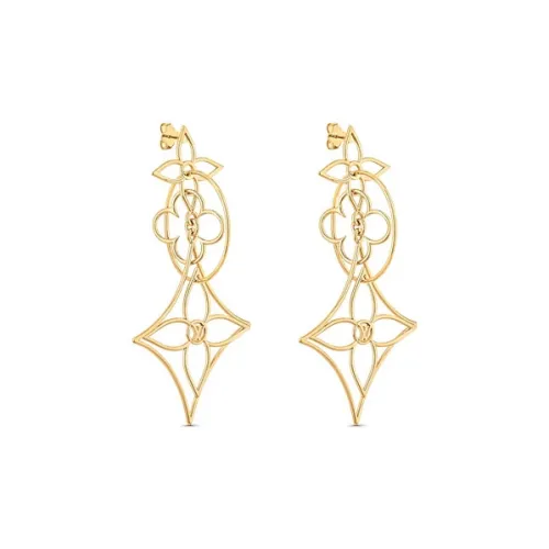 LOUIS VUITTON Металлические серьги женские