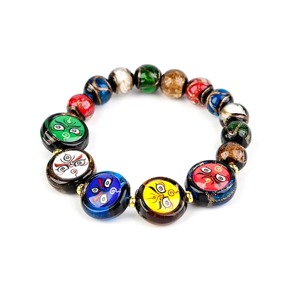 MIYUEZHUBAO Цветное стекло Нефритовые браслеты Унисекс