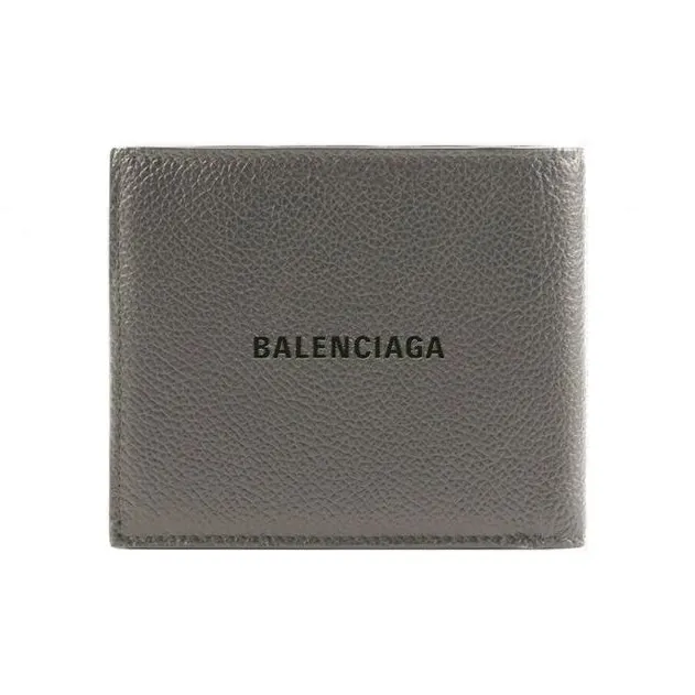 Balenciaga Cash Square Коровья кожа Кошелек Мужской Серый