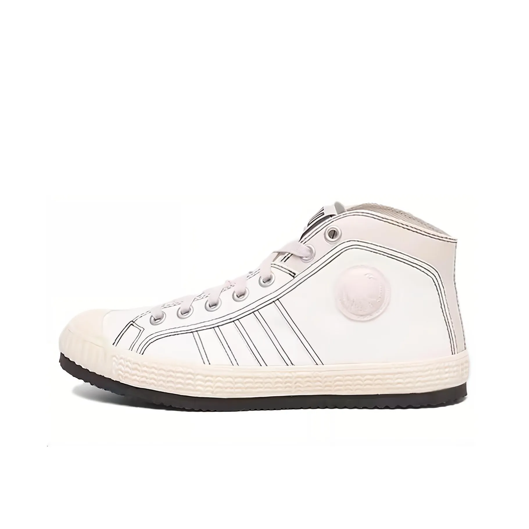 DIESEL High-Top Skateboard Shoes Men's White