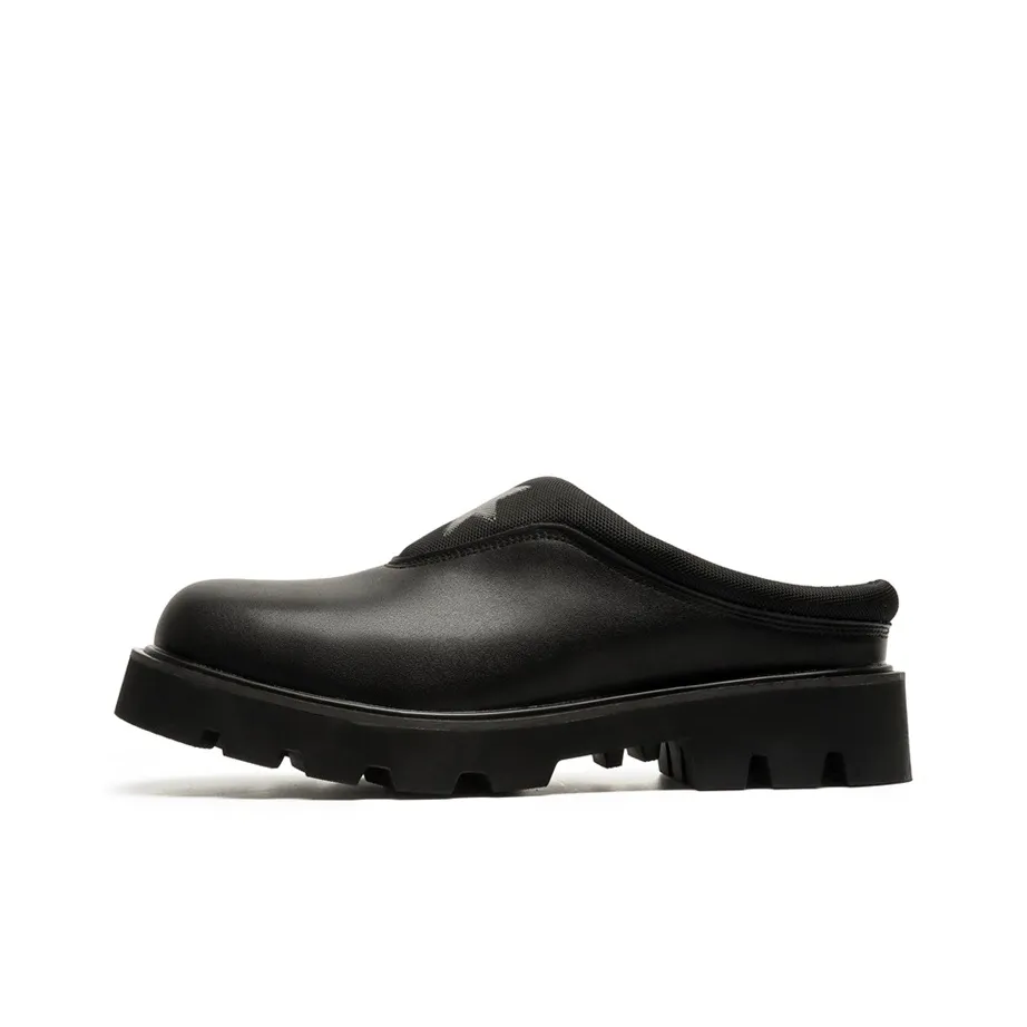 Lady's House Wrap-toe Slippers Men's Black
