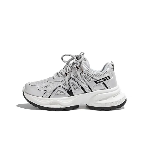 Warrior Беговые кроссовки Low Top Серебристо-серый Унисекс
