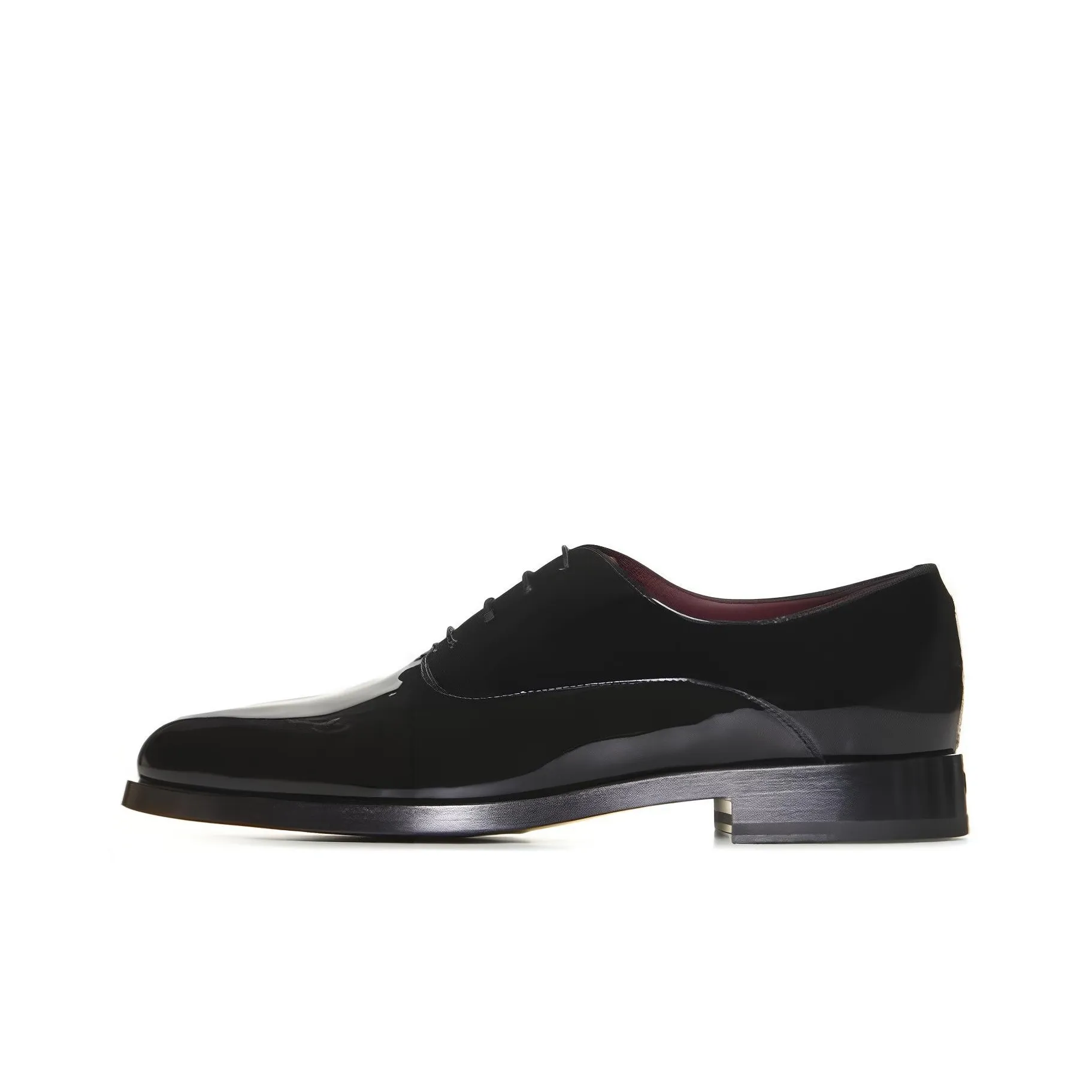 Valentino Round Toe Slip On Oxford Shoes
