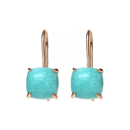 Carlo Bianca Серьги из стерлингового серебра 925 пробы с драгоценным камнем женские