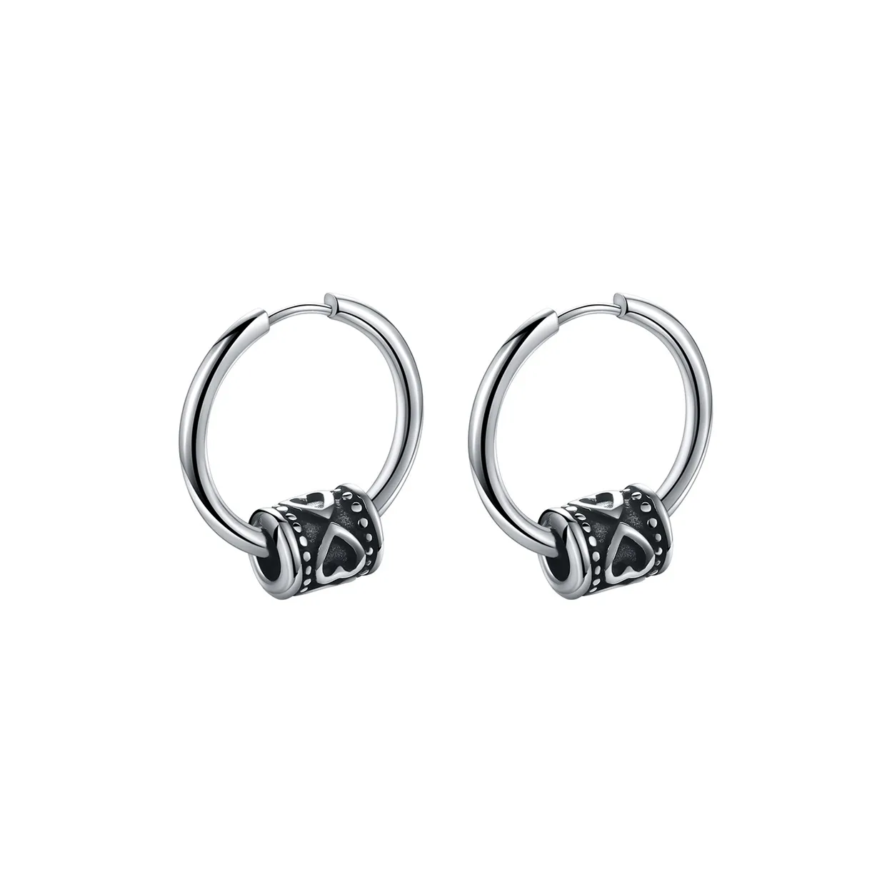 MUSTKOO Серьги из титанового стального сплава унисекс