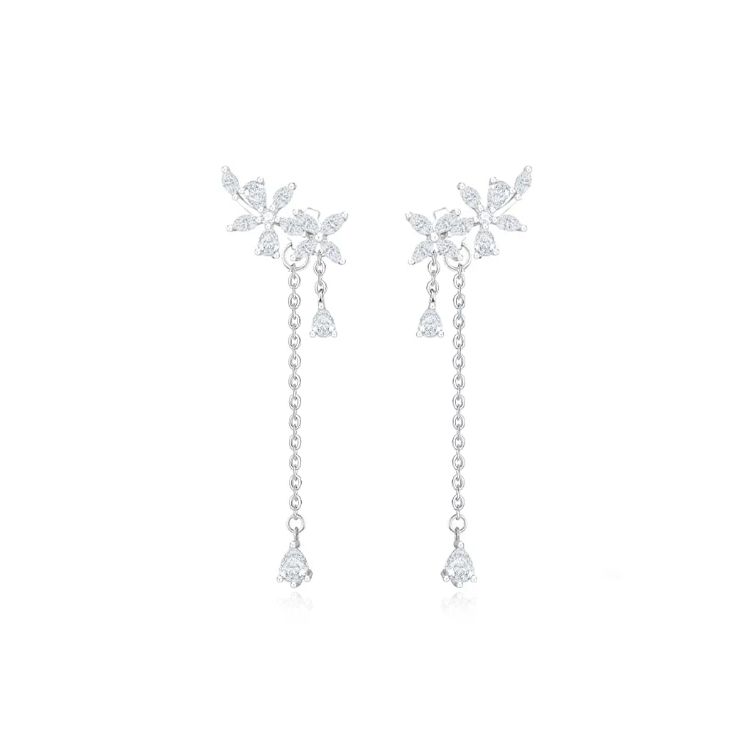 CARLHEIM Сплав Циркон Серьги Женские
