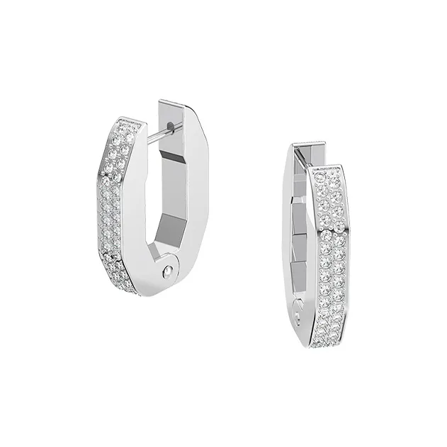 Swarovski Dextera Octagonal Hoop Earrings