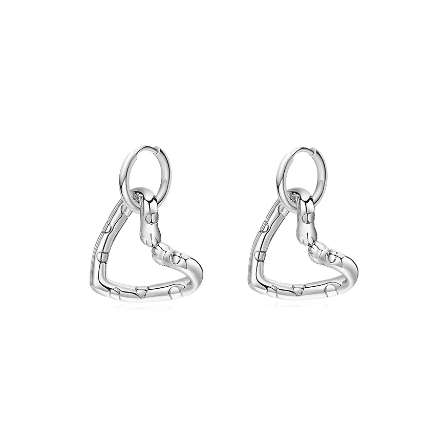 PEACE CAT Серьги в форме сердца Сердце Женские