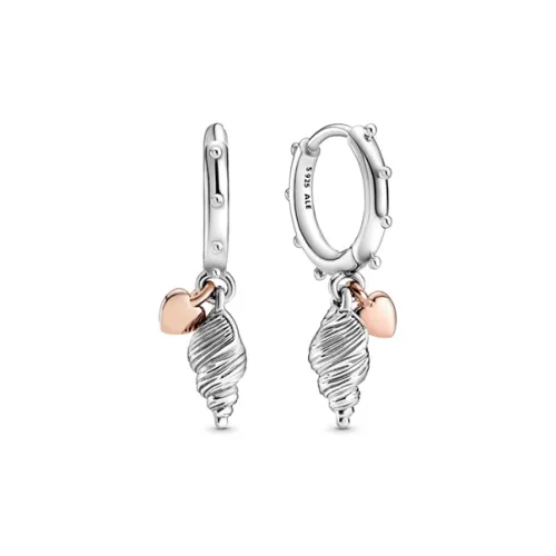 Pandora Серебряные Серьги Женские