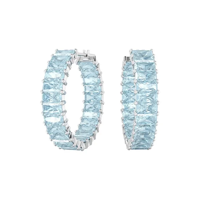 Swarovski Matrix Hoop Earrings