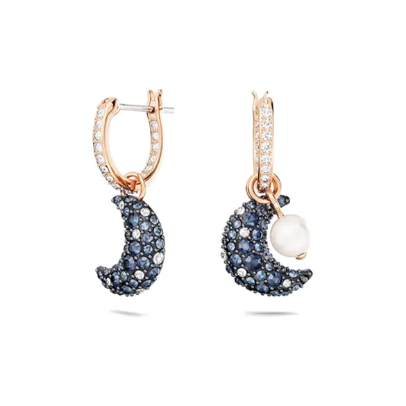 Swarovski Эмаль Серьги Женские Синие