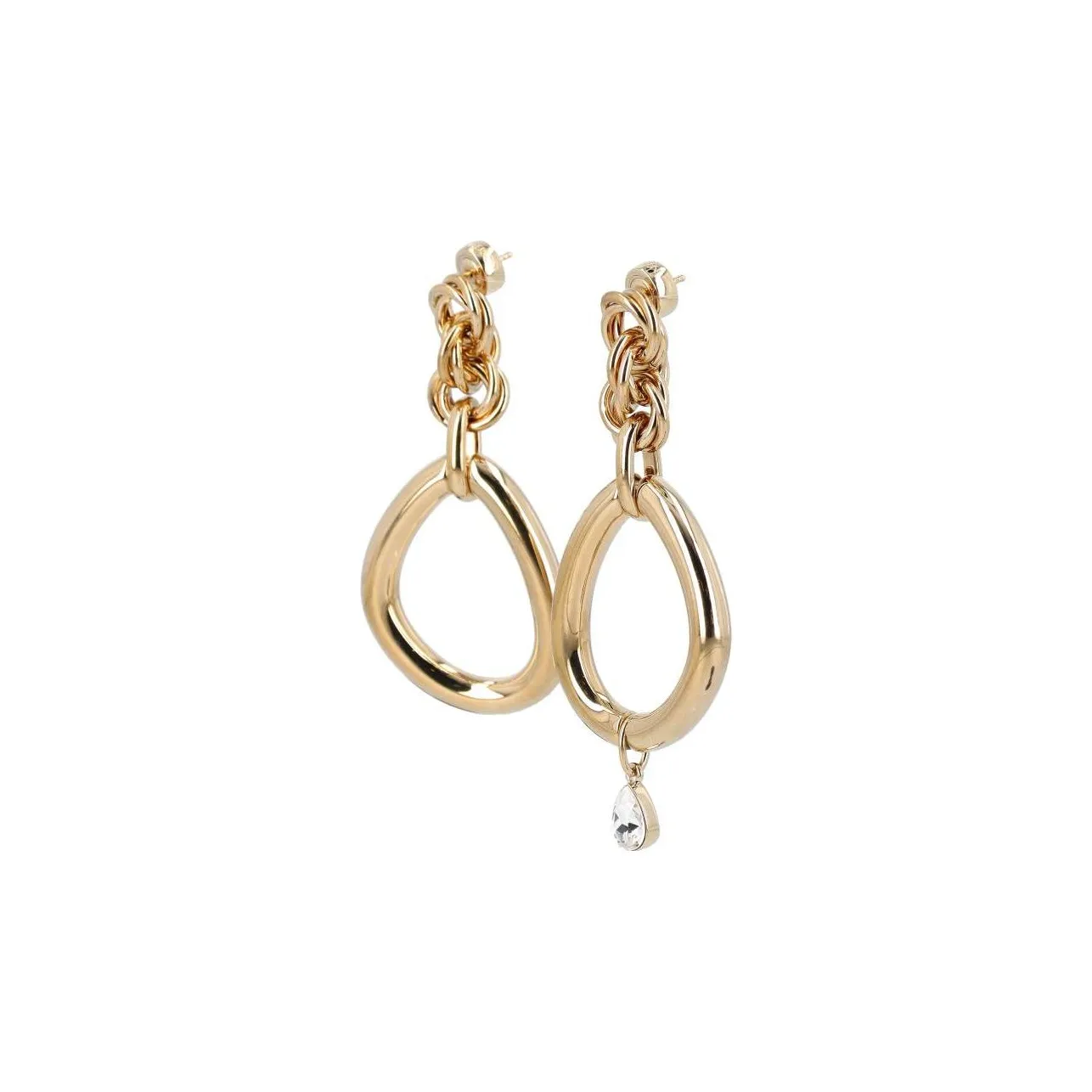 JW Anderson Brass Earrings Золотой Женские