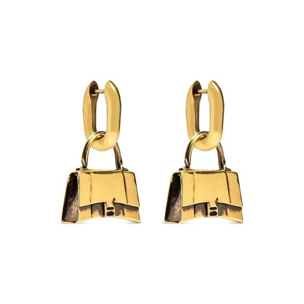 BALENCIAGA Серьги из бронзы Золотой Женские