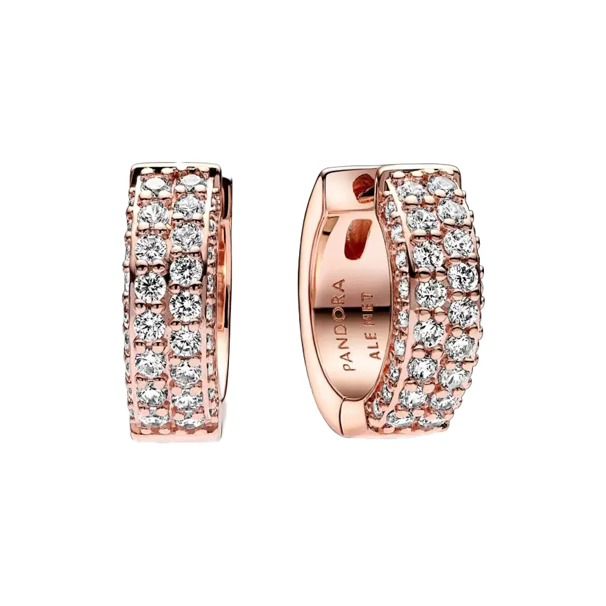 Pandora Вечные Серьги с Синтетическим Кубическим Цирконием для Женщин