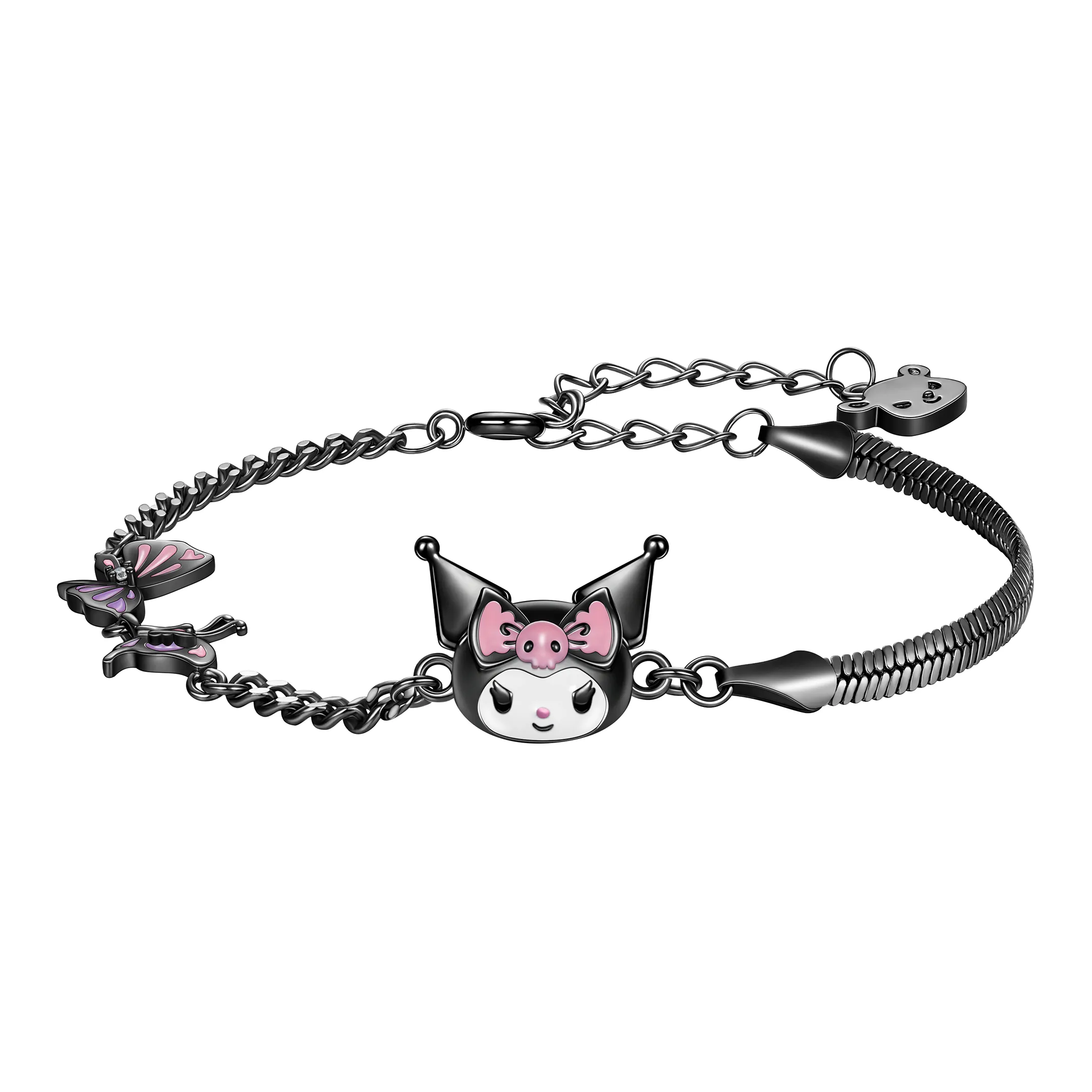 Sanrio Медный Sanrio Выпускной Ceremony Коробка Дизайн Манжета Браслет Женские