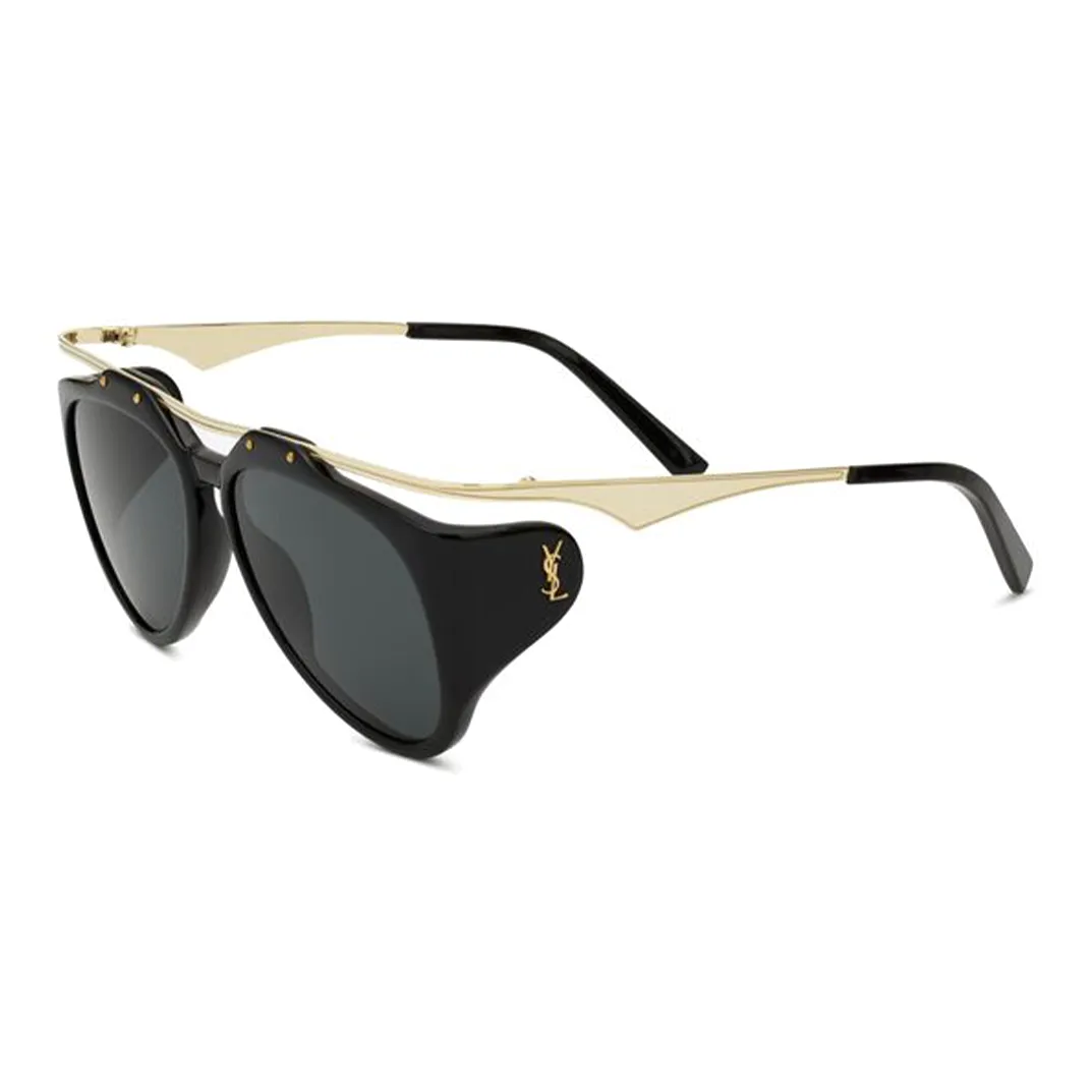 SAINT LAURENT Aviator Солнцезащитные очки Унисекс Золото