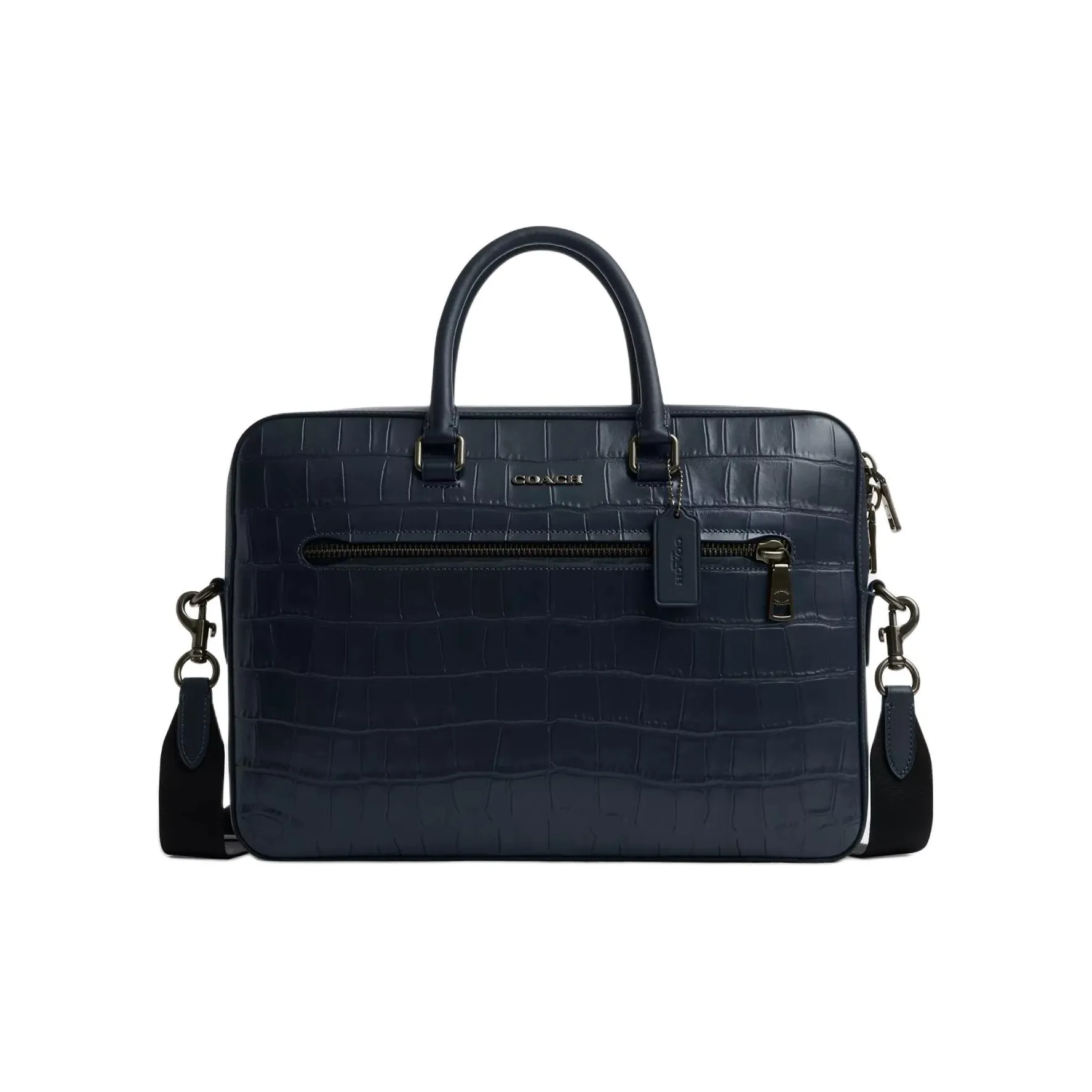COACH ETHAN Cow Leather Shoulder Bag, Crossbody Bag, Handbag Tubas Men's Midnight Marine Blue