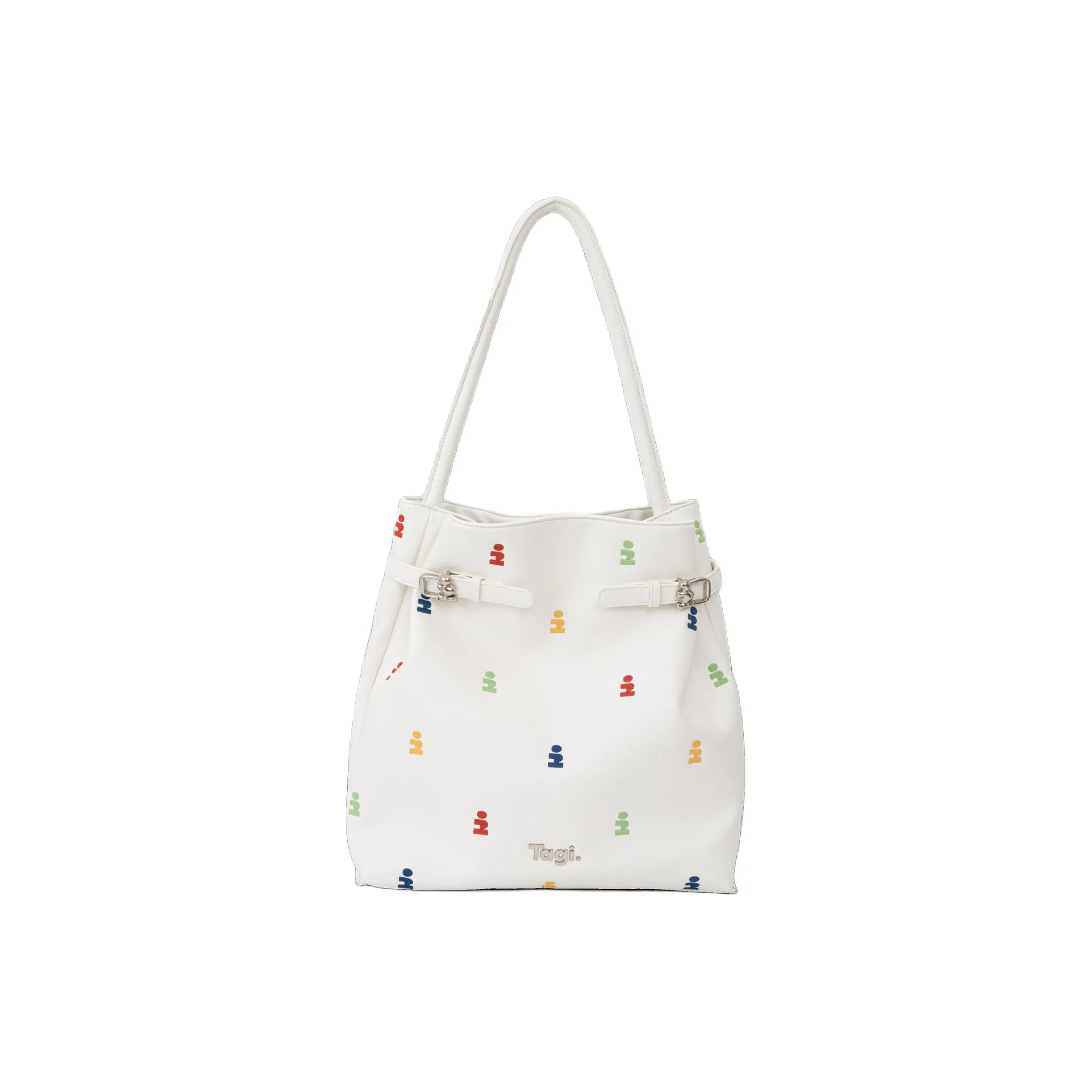 Tagi. Сумка Tote из холста Сумка для покупок Сумка Imaginary с кружевом Сумка Hobo Сумка на одно плечо Средний размер Женская