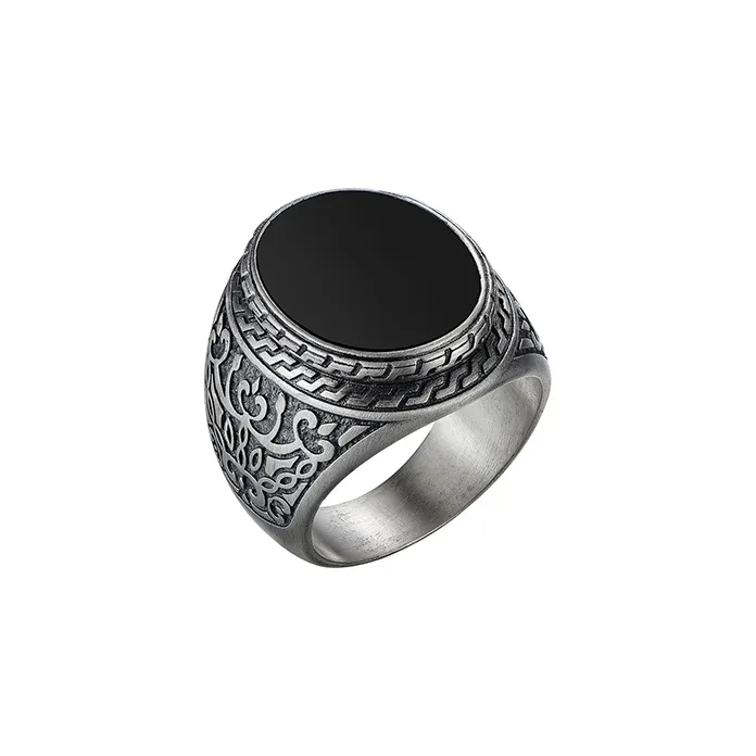 MYSH Agate & Chalcedony Rings Men's