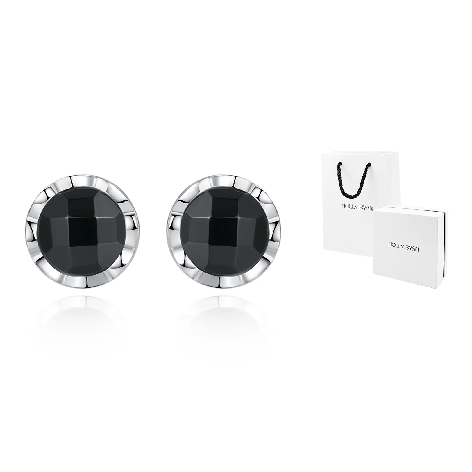 HOLLY RYAN Chalcedony Ins Normcore Style Unisex Stud Earrings Unisex