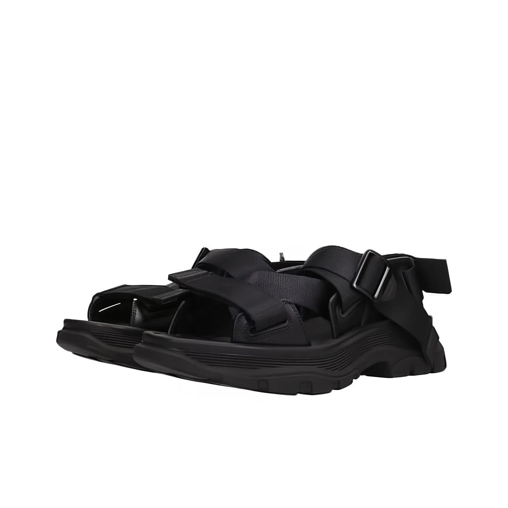 Alexander McQueen Tread Slick Beach Sandals Women's Black