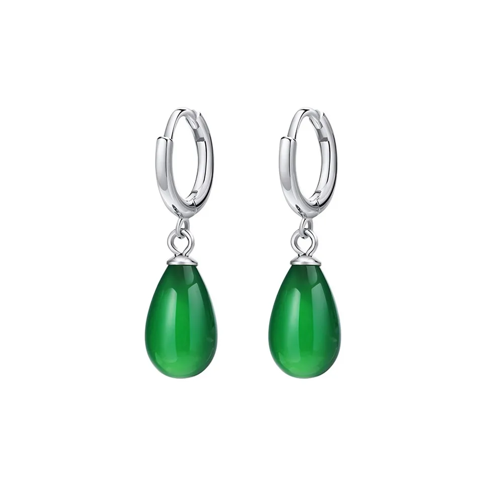 LIANDUO Chalcedony Earrings Women's