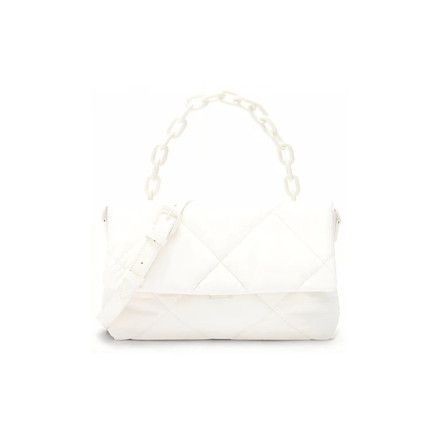 CHARLES KEITH Сумка из микрофибры синтетическая кожа через плечо женская светло-розовая фиолетовая белая