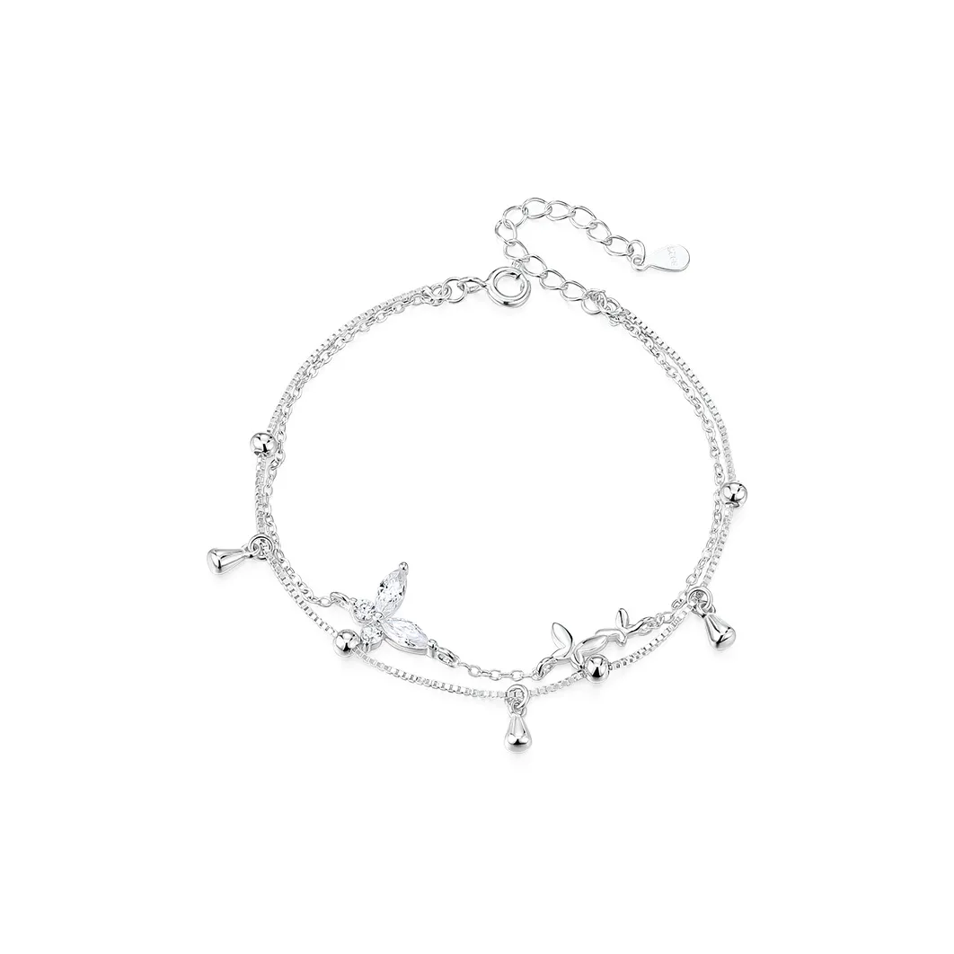 KADER 925 Sterling Silver Bracelets Women's Silver, Goddess Exclusive Box