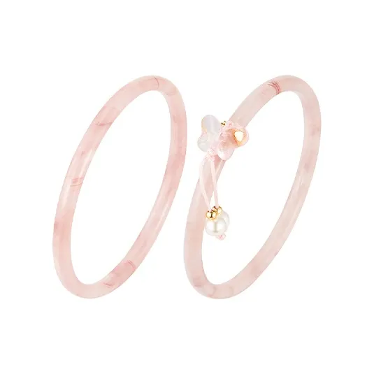 LILY&LOTTY Colored Glaze Jade Bangles Women's