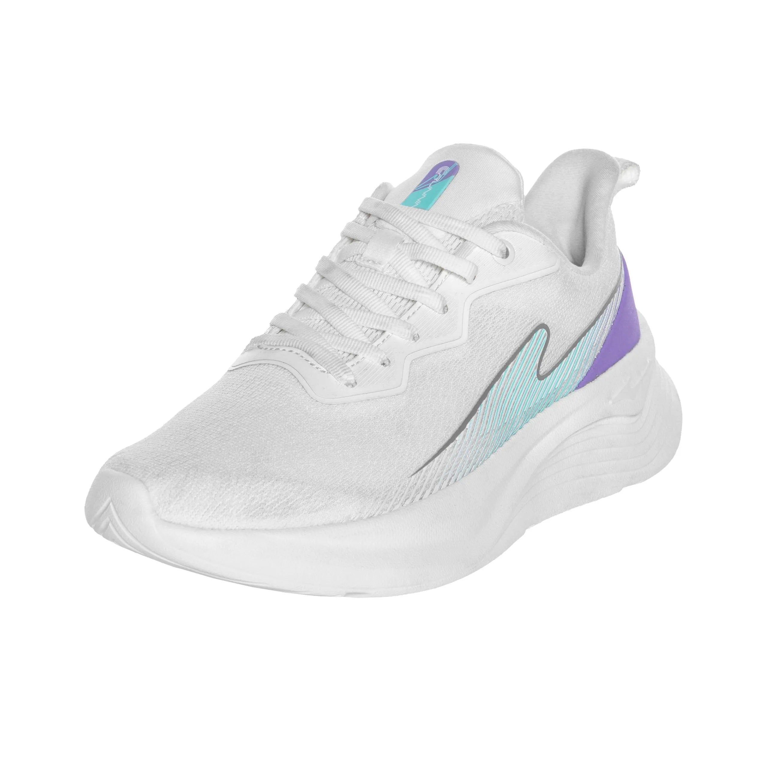 Erke Cushioning Lightweight Low-Top Training Shoes Women's White Purple