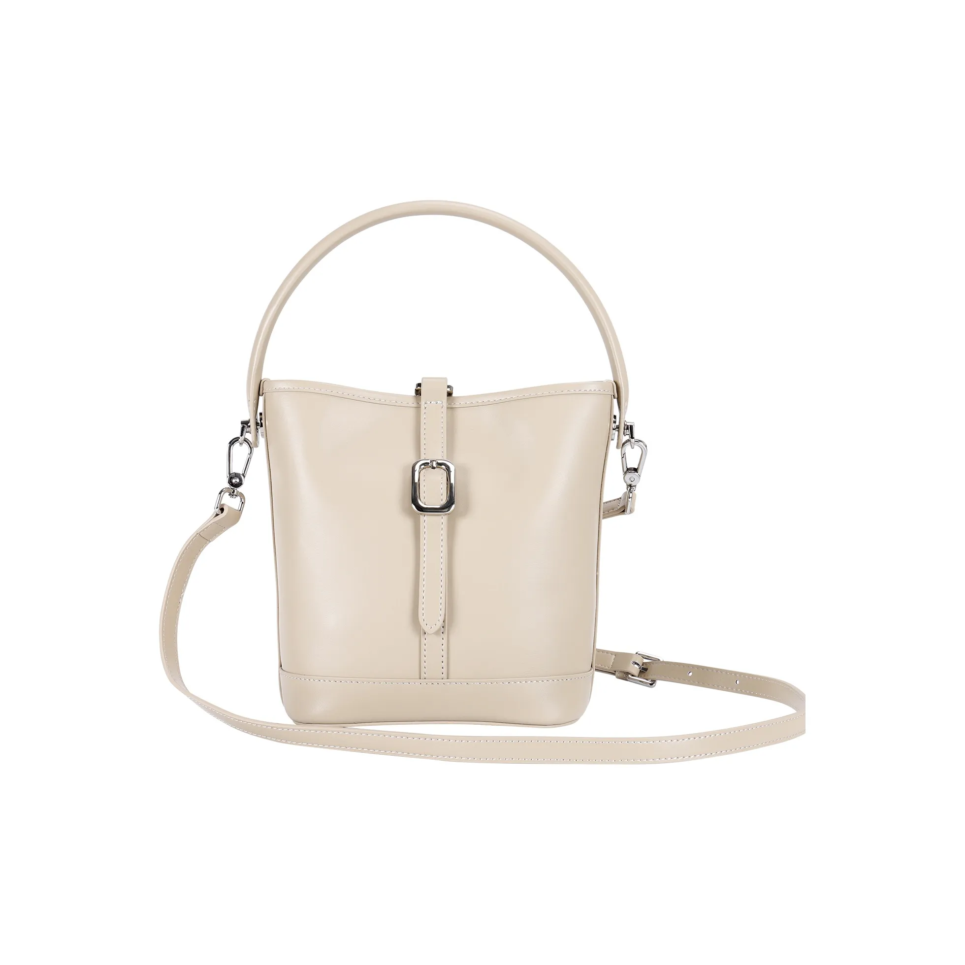 COURONNE Коровья кожа Сумка через плечо Стандартная Женская Серый Бежевый Черный Золото Коричневый