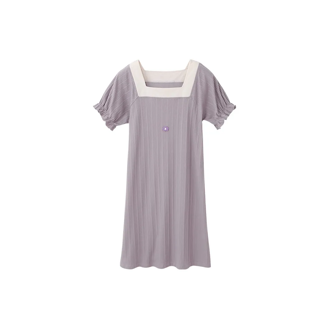 Huggy Kissy Nightgown Women's Elegant Purple