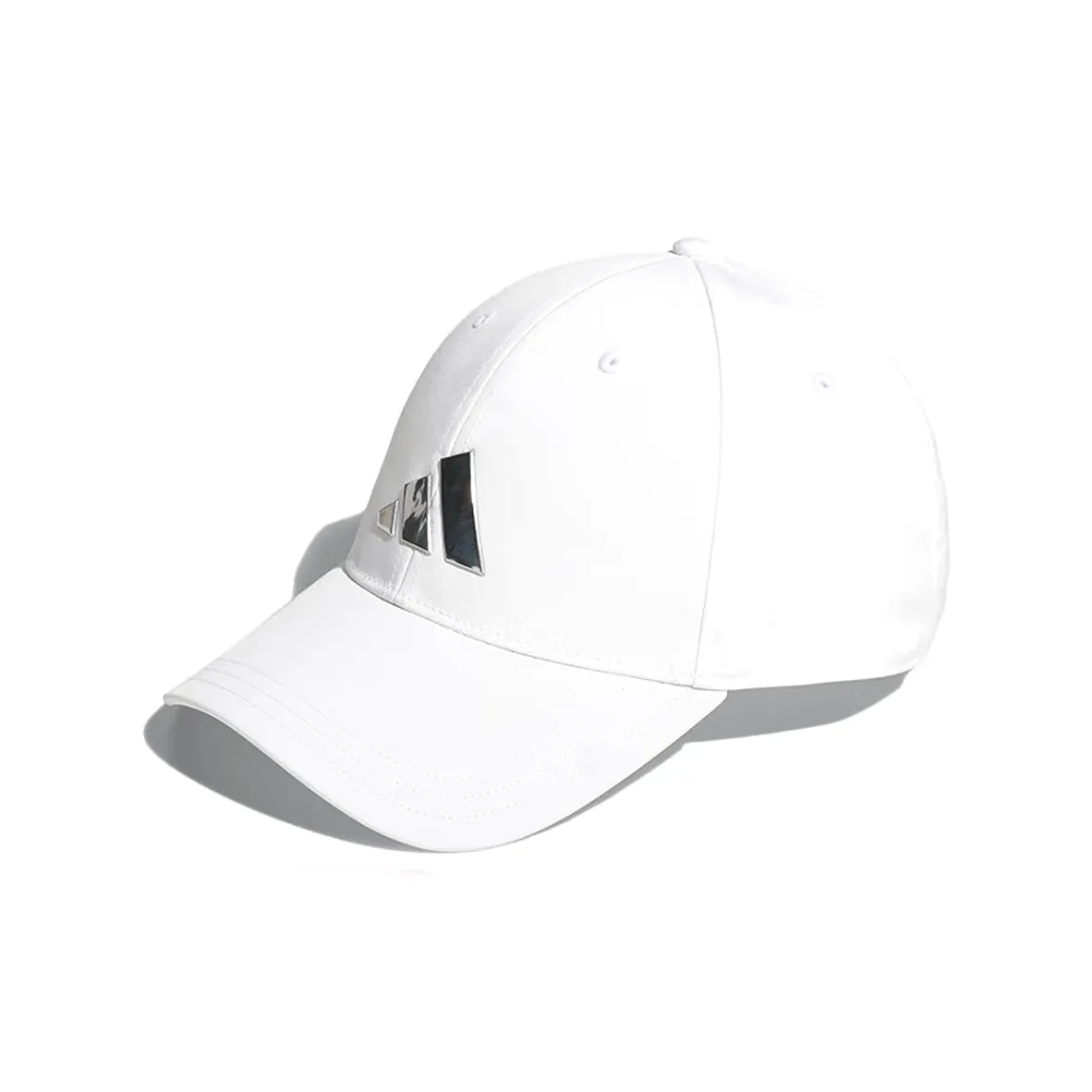 adidas Bright Logo Cotton Polyester Baseball Cap White