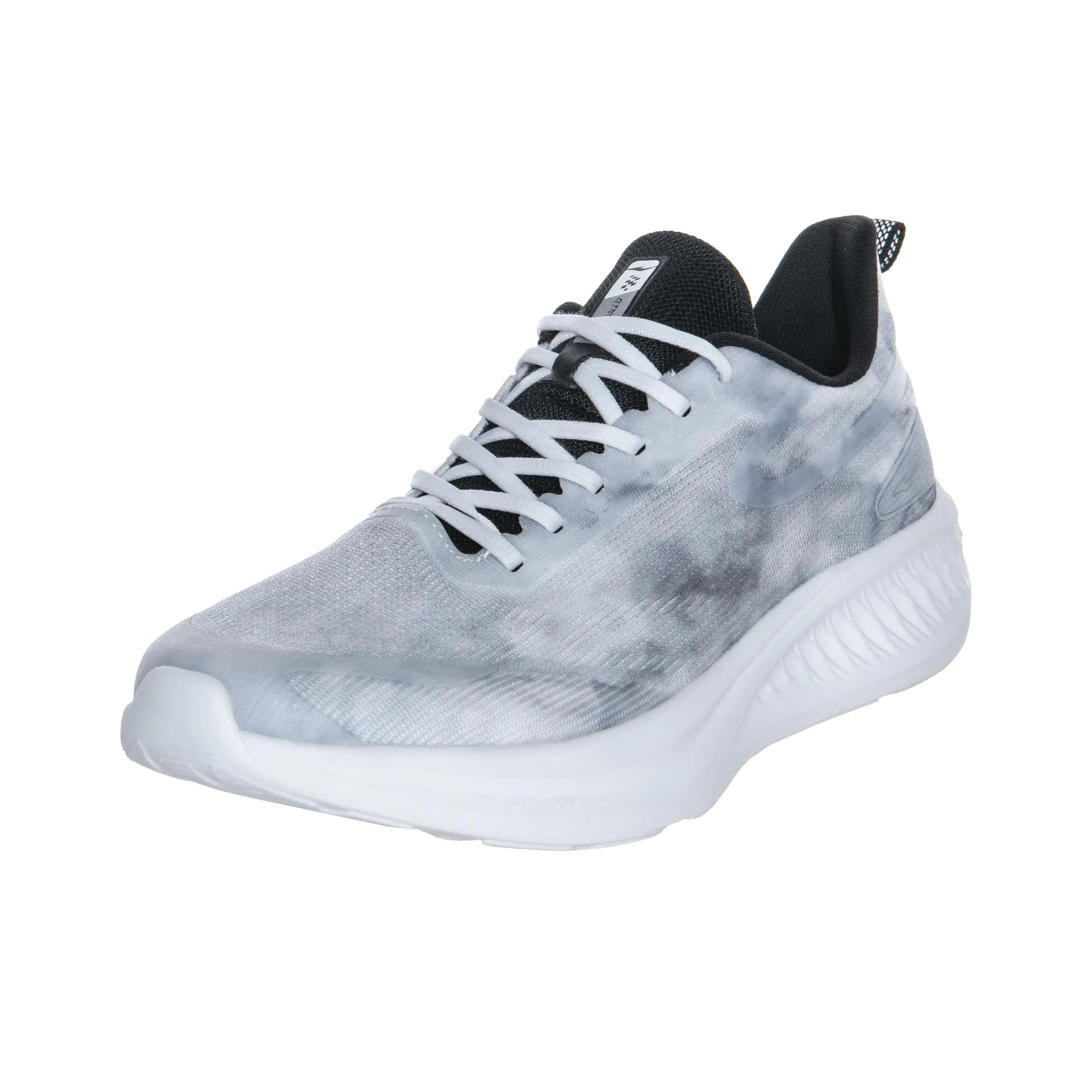 Erke Lightwork 2.0 Bounce Cushioning Wear Resistant Low Top Running Shoes Men's White Black