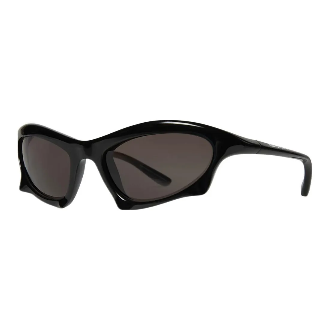 Balenciaga Bat Rectangle Sunglasses Black