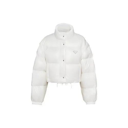 PRADA Белые Женские Пуховики