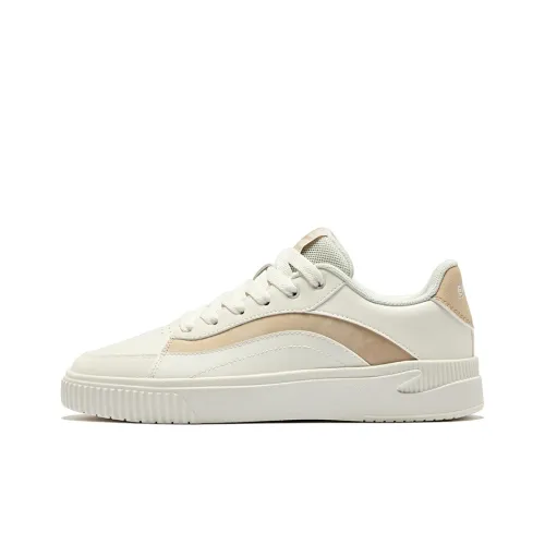 Эрке Кроссовки для скейтбординга Low Top Микрокристаллический белый Березовая древесина Женские